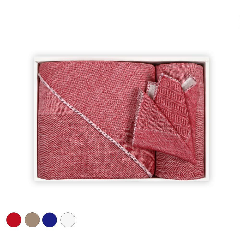 ✴︎伊織✴︎ 今治タオル✴︎バスタオル3枚・フェイスタオル4枚・ウォッシュタオル1枚 今治謹製 紋織タオル 木箱入り バスタオル3枚フェイスタオル2枚