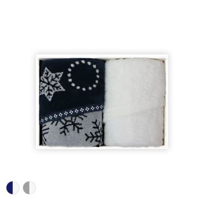 snow wreath-スノーリース』『IORINO／ふわふわ』（WH)フェイスタオル2