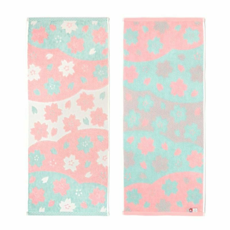 sakura-サクラ』『IORINO／ふわふわ』（ピンク）フェイスタオル2枚組