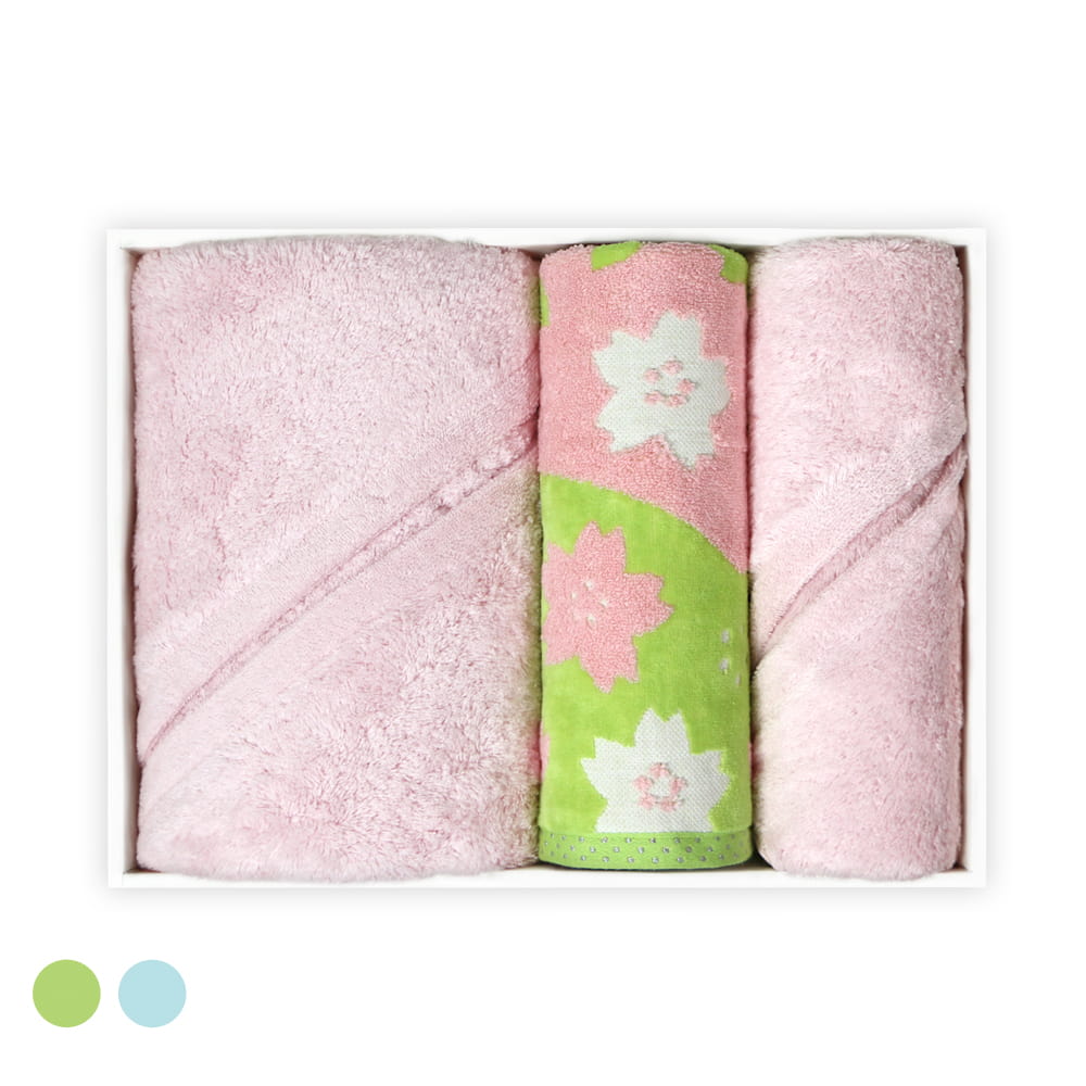 sakura-サクラ』フェイスタオル『IORINO／ふわふわ』（ピンク）バス