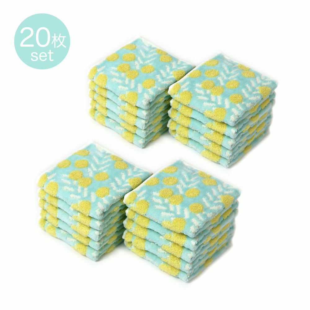 mimosa -ミモザ』 ハンカチタオル20枚 おとくセット | 今治タオル
