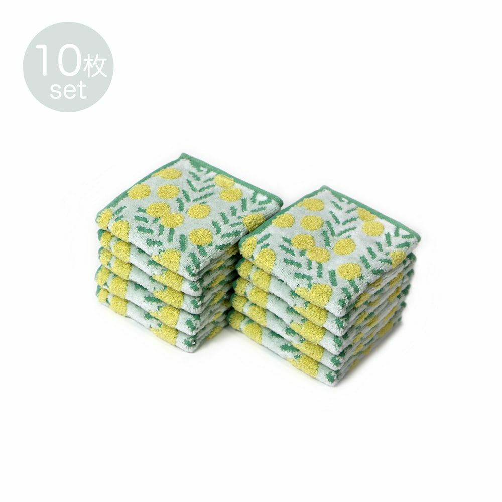 mimosa -ミモザ』 ハンカチタオル10枚 おとくセット | 今治タオル