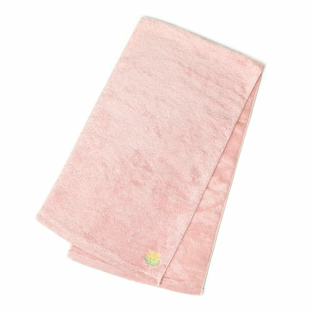 いさお オリジナルmimosa刺繍入り『IORINO／やさしさ』スリムバスタオル（BL