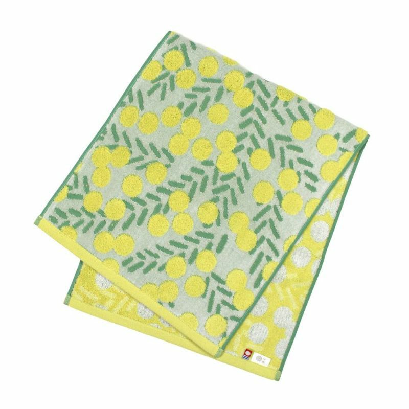 オリジナルmimosa刺繍入り『IORINO／やさしさ』スリムバスタオル（BL
